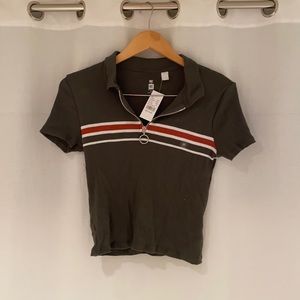 Pacsun Me to We Olive Shirt